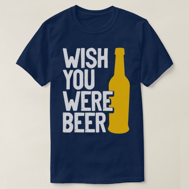 T-shirt Vous auriez préféré bière 2 (Design devant)