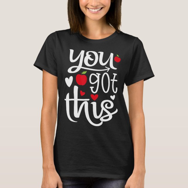 T-shirt Vous Avez Cette Journée De Test Étudiants Enseigna (Devant)