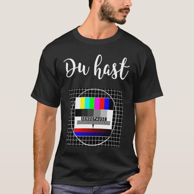 T-shirt Vous avez diffusé une vidéo de test DDR amusante o (Devant)