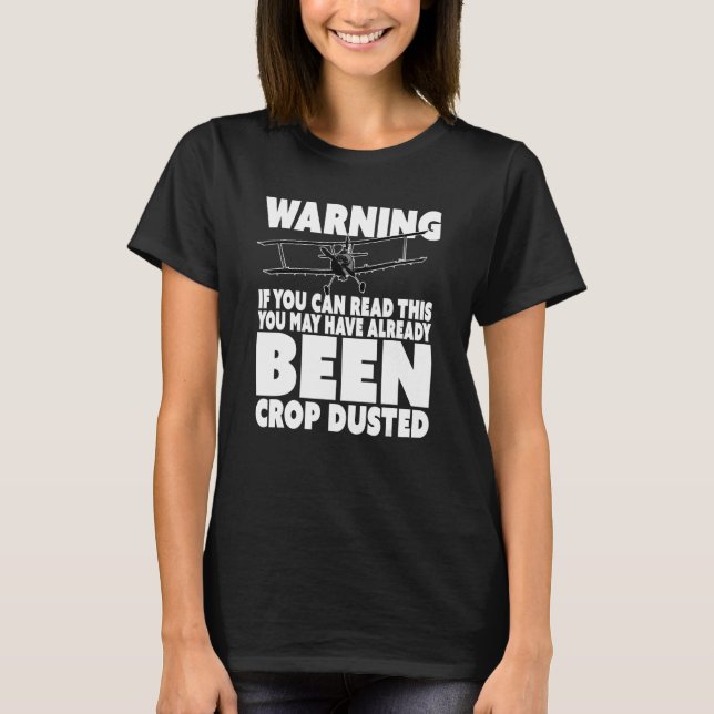 T-shirt Vous avez été de la culture dusted - Funny Crop Du (Devant)