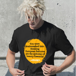 T-shirt Vous avez été lavé le cerveau pour penser européen