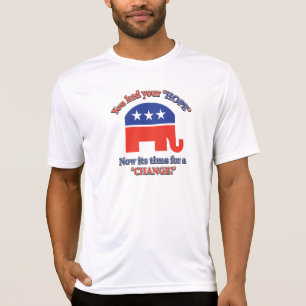 T-shirt Vous avez eu votre espoir son temps pour le change