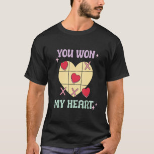 T-shirt Vous avez gagné mon coeur - Jeu XO Valentines Day