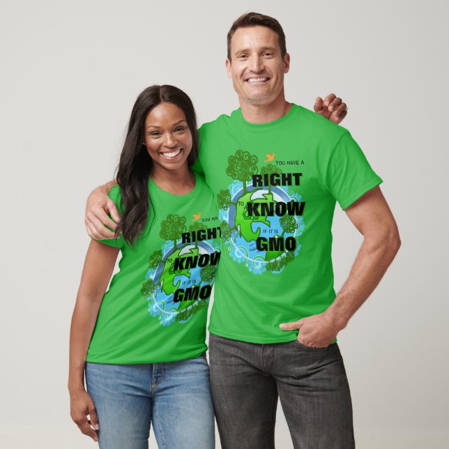 T-shirt Vous avez le droit de savoir si c'est un OGM (Unisexe)