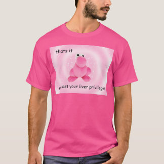 T-shirt Vous avez perdu vos privilèges de foie