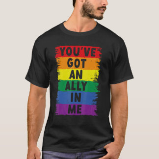 T-shirt Vous avez un allié en moi Fierté Lgbt