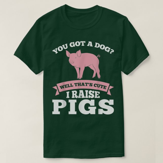 T-shirt Vous Avez Une Mignonne De Chien J'Élevais Des Coch (Design devant)