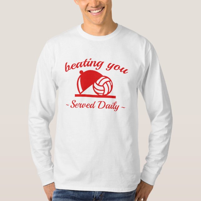 T-shirt Vous Battre En Volley-Ball (Devant)