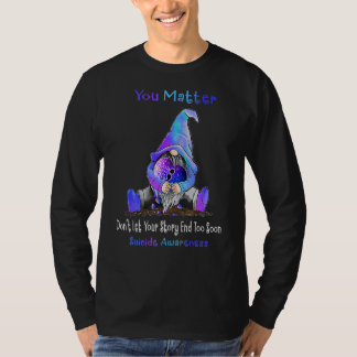 T-shirt Vous Comptez Gnome Heart Suicide Prevention Awards