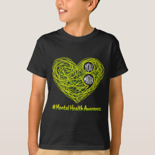 T-shirt Vous Comptez Point-virgule Sensibilisation à la Sa