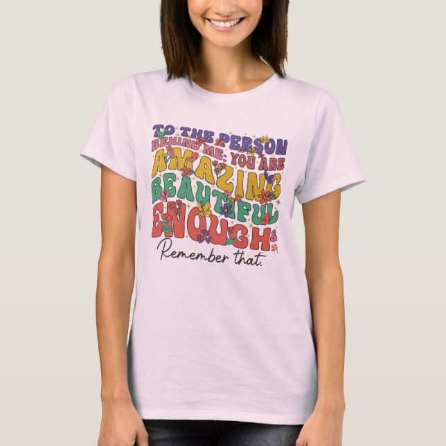 T-shirt Vous Comptez, Santé Mentale, Travail Social, Théra (Devant)