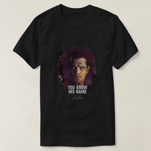 T-shirt Vous Connaissez Son Nom - JASON BOURNE Classic (Design devant)