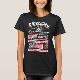T-shirt Vous Connaissez Un Batteur