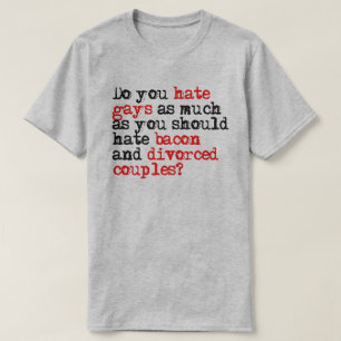T-shirt Vous détestez autant que vous devriez détester le 