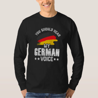 T-shirt Vous Devriez Entendre Mon Enseignant De Voix Allem