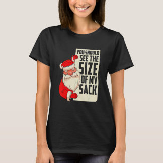 T-shirt Vous devriez voir la taille de mon sac Fêtes de fi