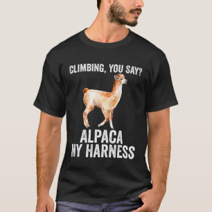 T-shirt Vous dites grimper lama mon harnais d'alpaga grimp