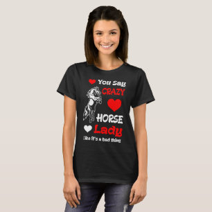 T-shirt Vous dites le tee - shirt fou de chose de Madame