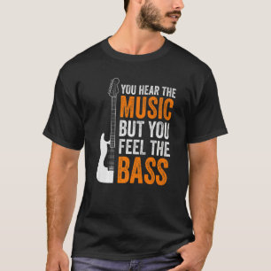 T-shirt Vous entendez la musique mais vous sentez la guita