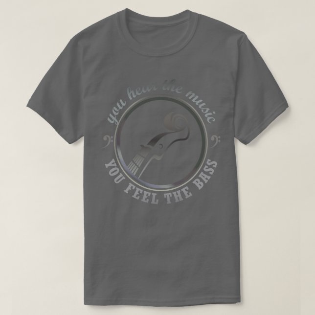 T-shirt vous entendez la musique VOUS SENTEZ LE BASS 1 (Design devant)