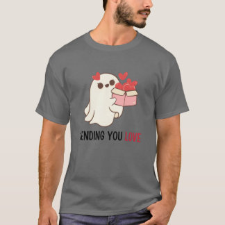 T-shirt Vous envoie de l'amour citations d'amour mignonnes