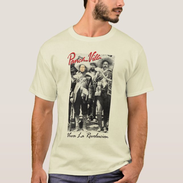 T-shirt Vous et Pancho Villa personnalisables avec votre (Devant)