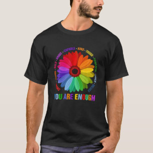 T-shirt Vous Êtes Assez Fille Noire Puissante