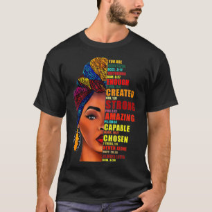 T-shirt Vous êtes Belle Victorieuse Assez Créée Forte