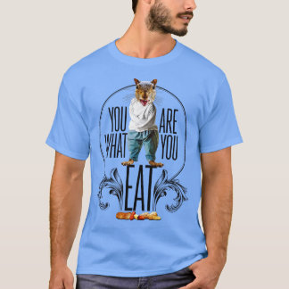 T-shirt Vous Êtes Ce Que Vous Mangez Des Noix D'Écureuil D