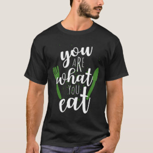 T-shirt Vous Êtes Ce Que Vous Mangez Pour Vegas Pescétarie