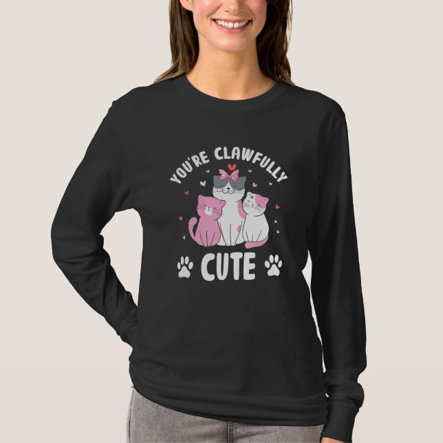 T-shirt Vous êtes Clegal Cute Cat Couples Kitten (Devant)
