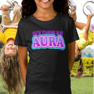 T-Shirt Vous êtes debout dans My Aura : Funny Yoga Black