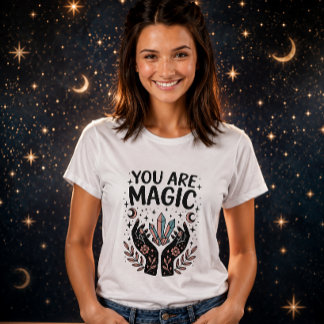 T-shirt Vous êtes des cristaux célestes mystiques magiques