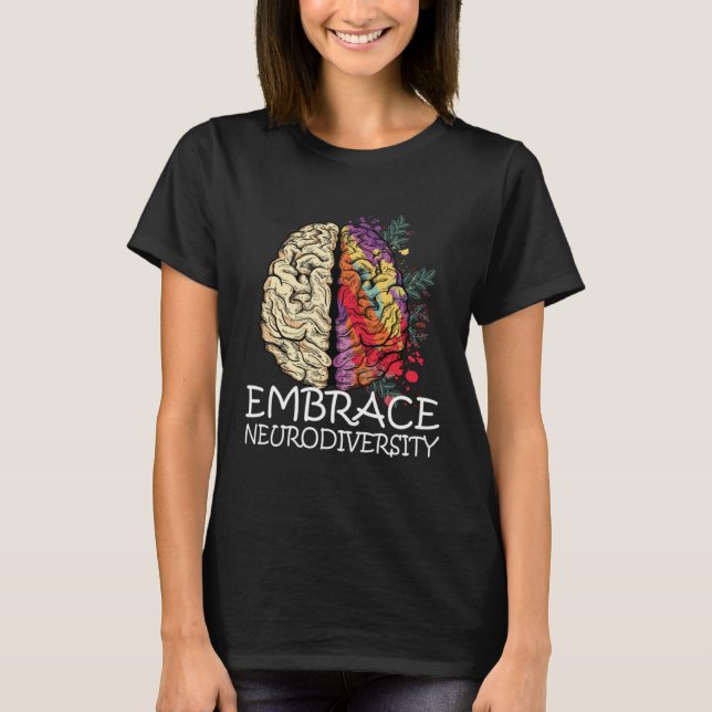 T-shirt Vous êtes différents Sensibilisation Embrasser la  (Devant)