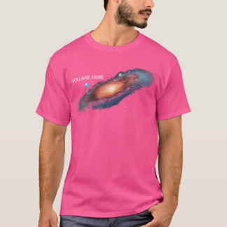 T-shirt Vous êtes ici Universe Galaxy Funny s Pour les hom