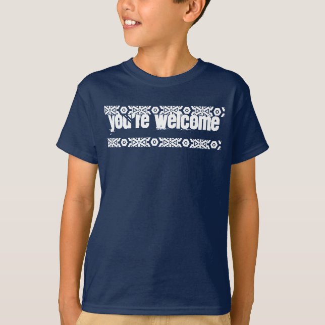 T-shirt Vous êtes la chemise bienvenue (Devant)
