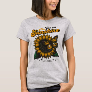 T-shirt Vous êtes la lumière du soleil - Tournesol et papi