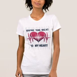 T-shirt Vous êtes le Beat to My Heart EKG Design