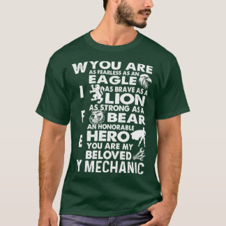 T-shirt Vous Êtes Ma Femme Bien-Aimée Mécanicien T Chemise