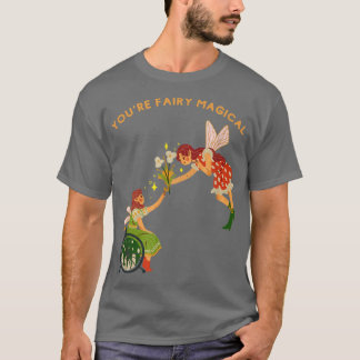 T-shirt Vous êtes magique fille en fauteuil roulant
