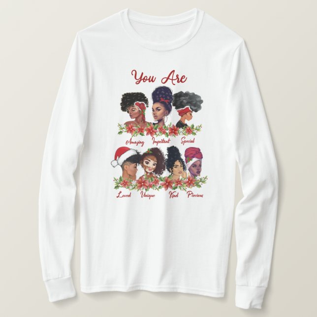 T-shirt Vous Êtes...Manches longues (Design devant)