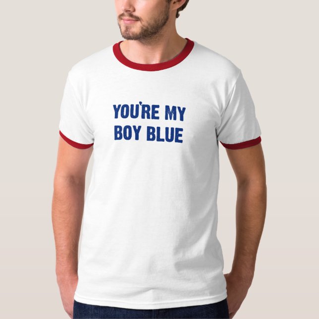 T-shirt Vous êtes mon bleu de garçon ! (Devant)