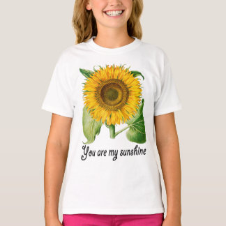 T-shirt Vous êtes mon cadeau de dessus de chemise de fille