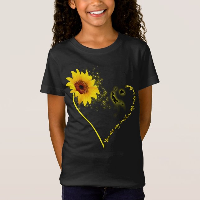 T-Shirt Vous Êtes Mon Chat Sunshine, Chat Et Cadeau Sun Fl (Devant)