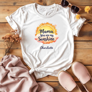 T-shirt Vous Êtes Mon Soleil | Cadeau Sentimental Pour Mam