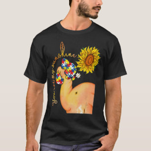 T-shirt Vous êtes mon soleil éléphant Autiste sensibilisat
