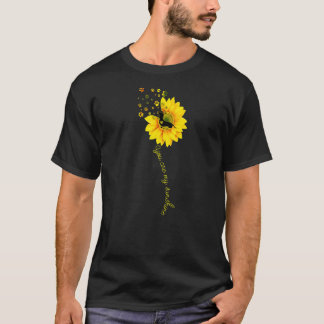 T-shirt Vous Êtes Mon Sunshine Half Sunflower Dachshund Ch