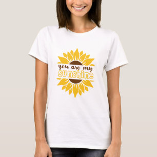 T-shirt Vous Êtes Mon Sunshine Sunflower Art