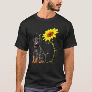 T-shirt Vous êtes mon Sunshine Sunflower Rottweiler Loover