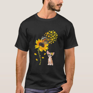 T-shirt Vous Êtes Mon Sunshine Tournesol Chihuahua Hommes